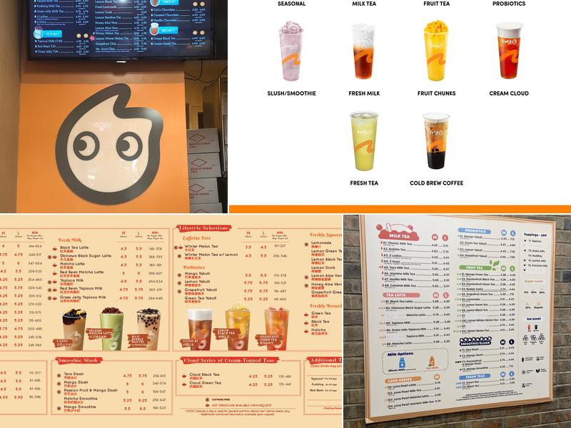 CoCo Fresh Tea & Juice Menu
