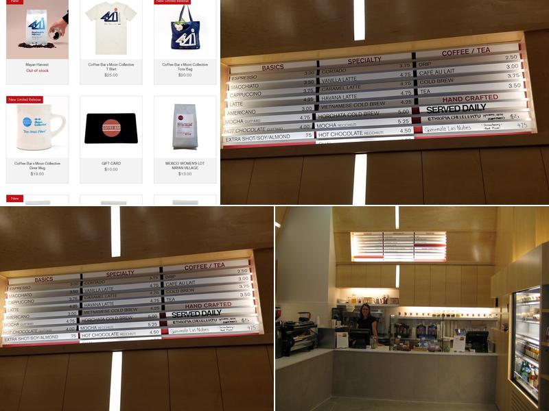 Coffee Bar Montgomery Menu