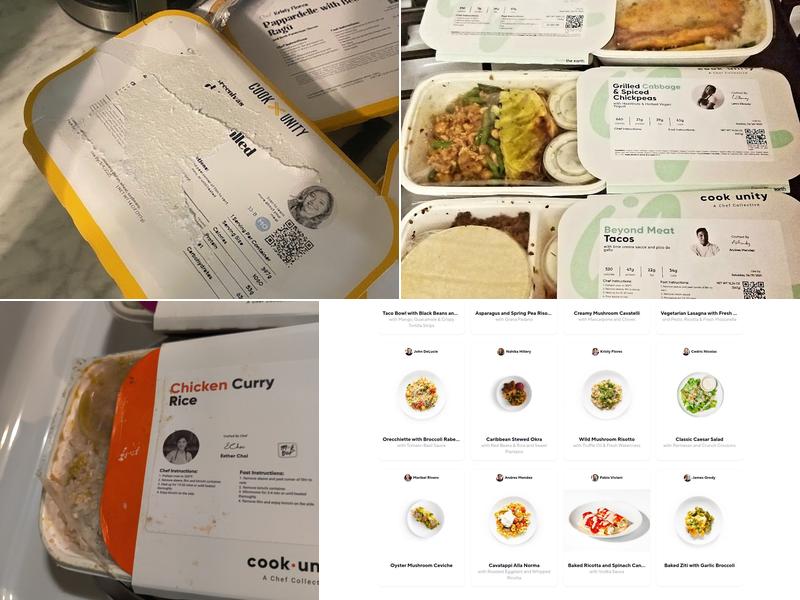 CookUnity Menu