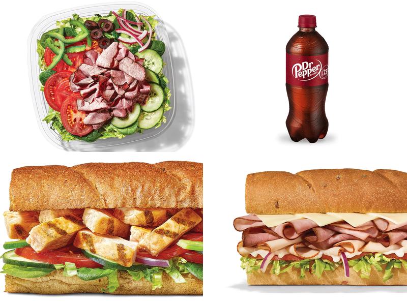 Subway Menu