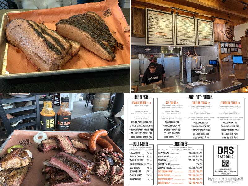 DAS BBQ West Midtown Menu