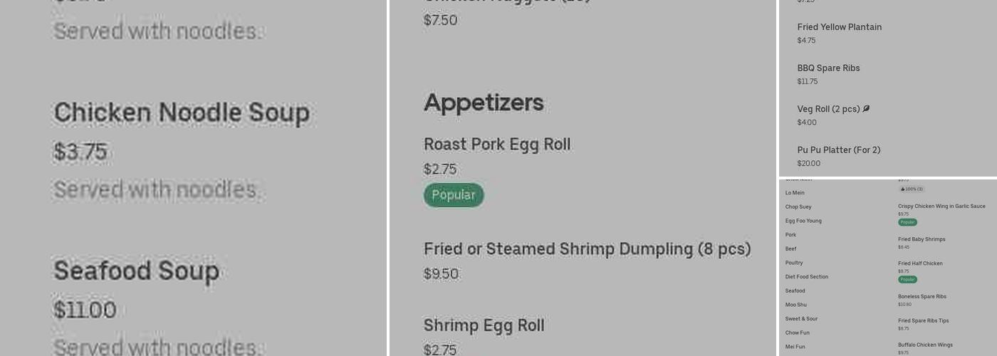 Delicious Menu
