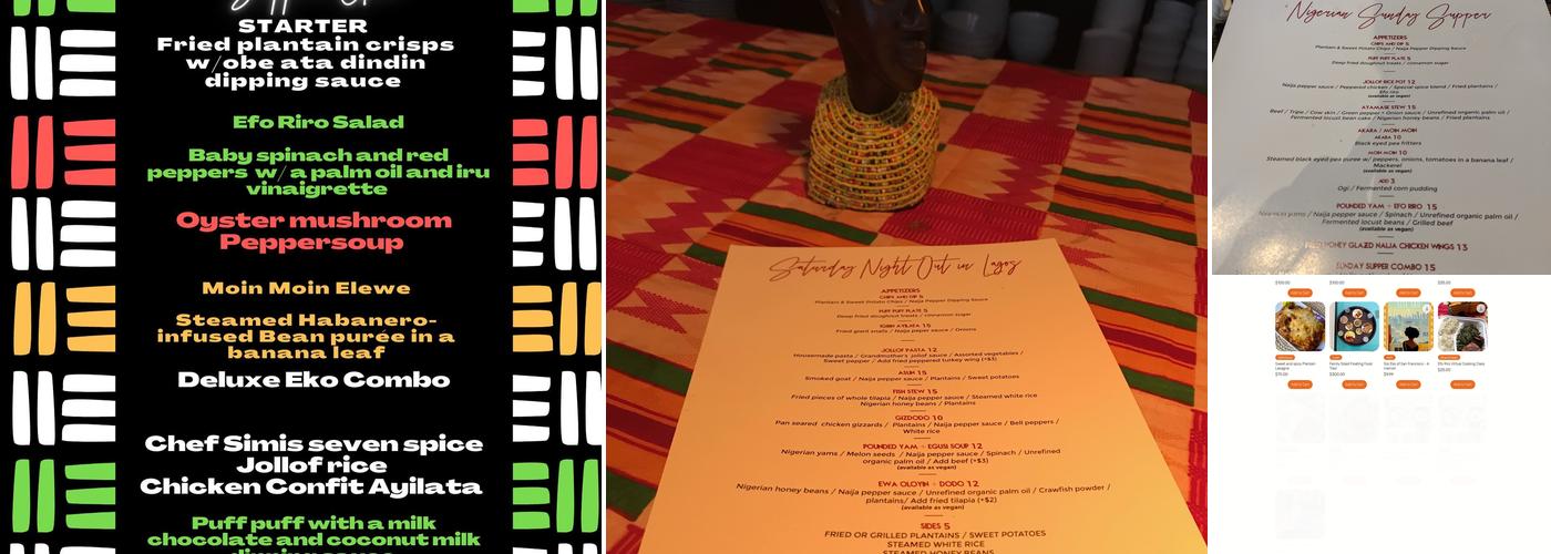 Eko Kitchen Menu