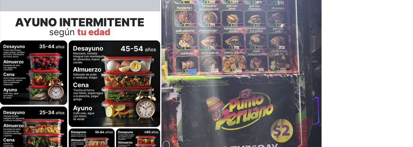 El Punto Peruano Shop Menu