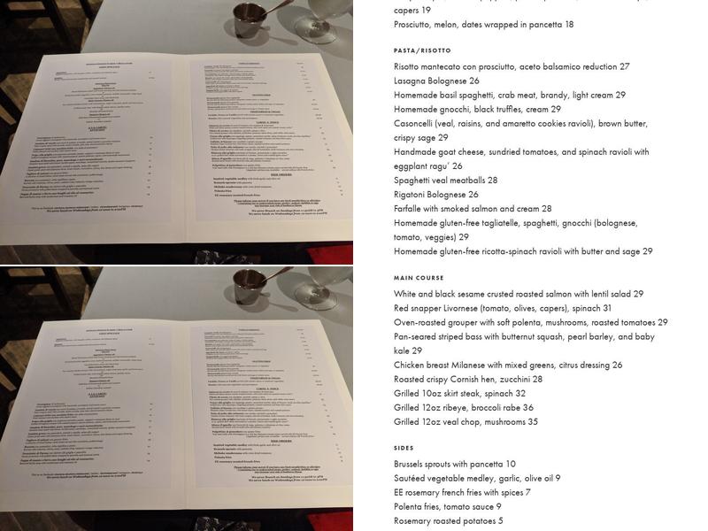 Etcetera Etcetera Menu