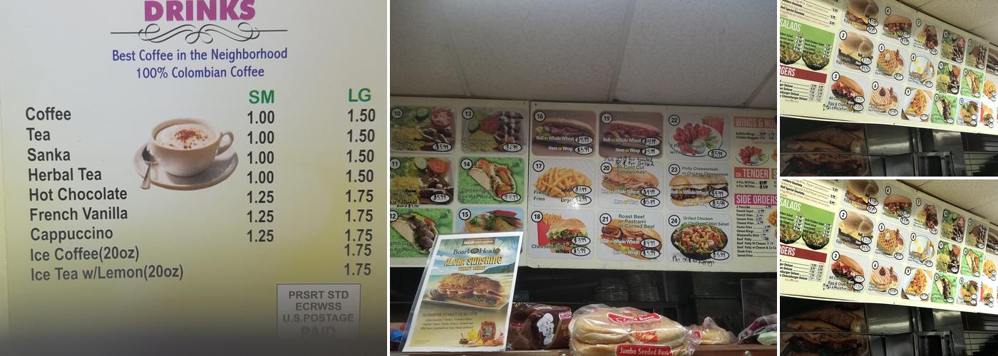 Express One Deli & Grocery Corp. Menu