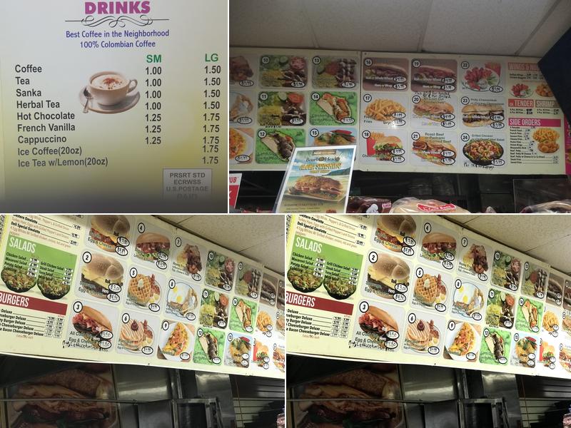 Express One Deli & Grocery Corp. Menu