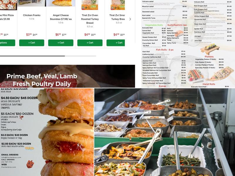 Fischer Bros. & Leslie Glatt Kosher Caterer Menu