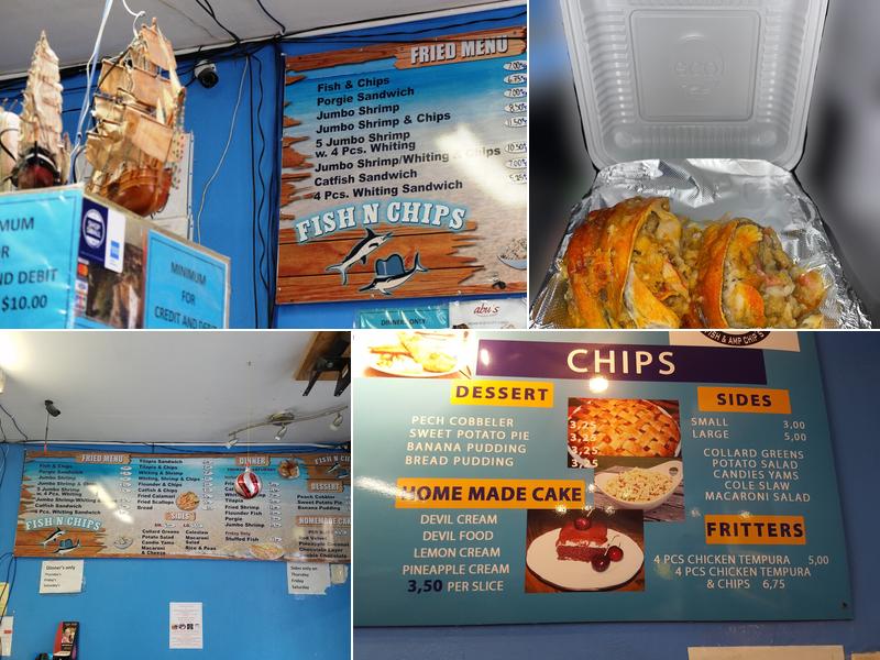 Fish & Amp Chips Menu