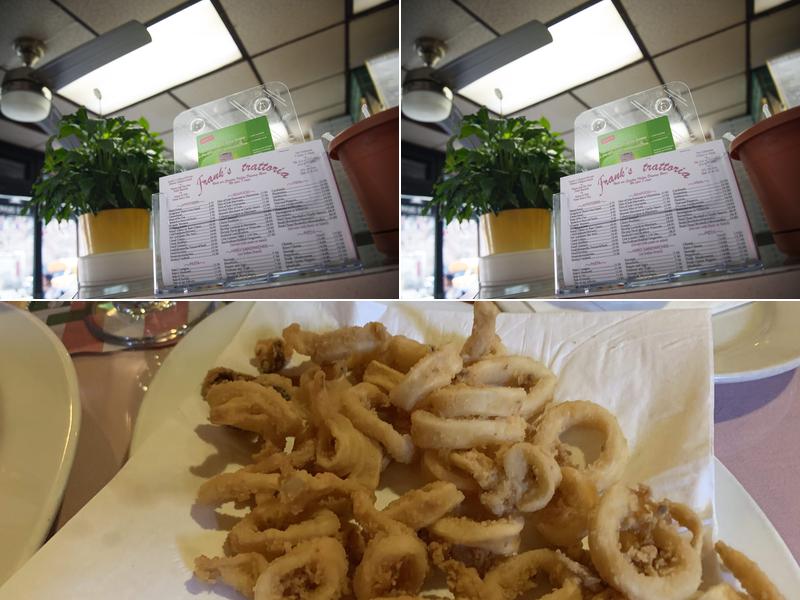 Frank's Trattoria Menu