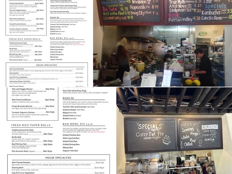 Gingergrass Silverlake Menu