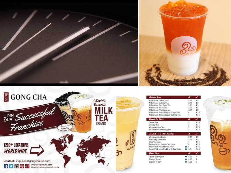 Gong Cha Menu