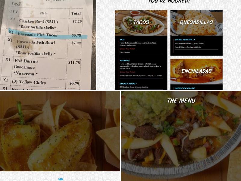 Holé Molé Menu