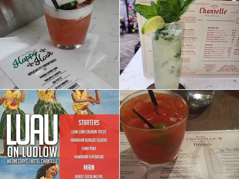 Hotel Chantelle Menu