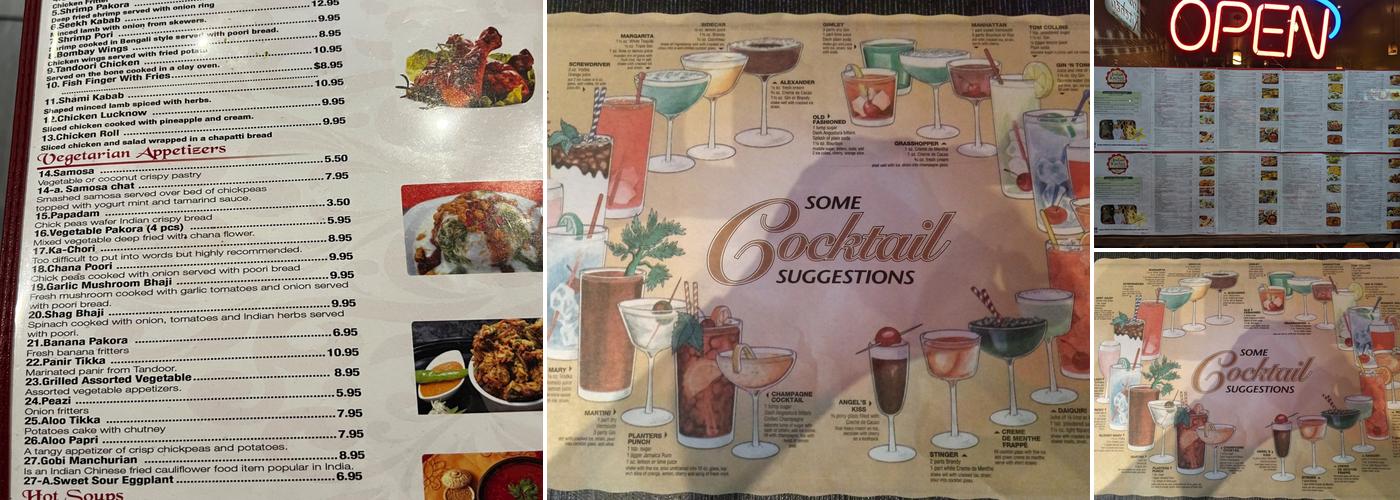 Indian Kitchen Menu