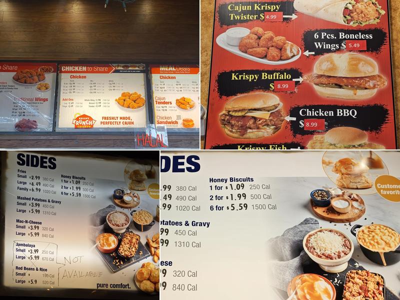 Krispy Krunchy Chicken ( HALAL ) Menu