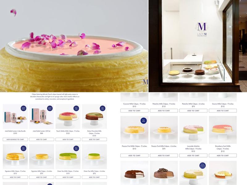 Lady M Cake Boutique - New York Menu