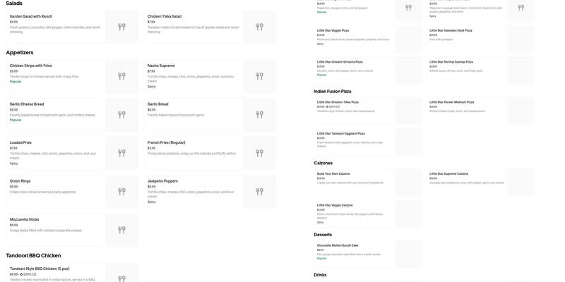 Little Star Liquor, Beer, Wine & more... Menu