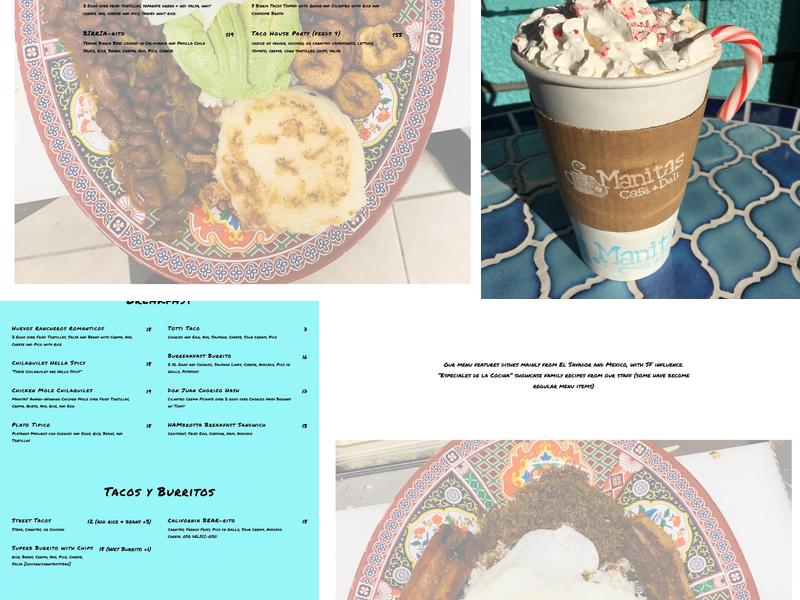 Manitas Cafe Menu
