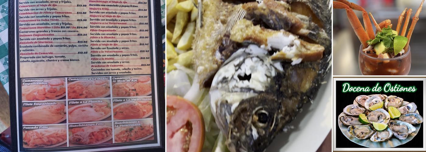 Mariscos Acapulco Menu