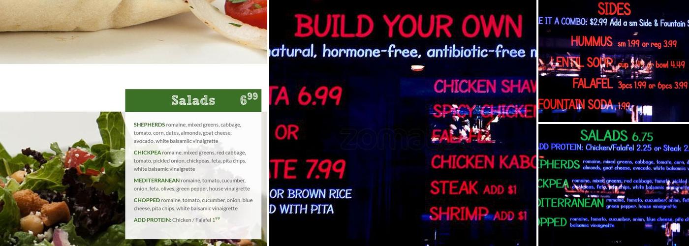 Mezza Grill Menu