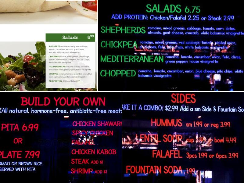 Mezza Grill Menu