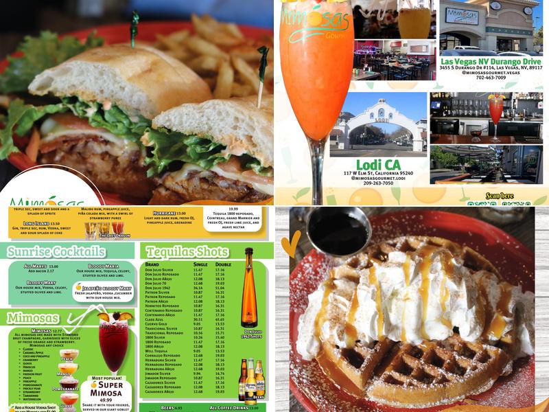 MIMOSAS GOURMET VEGAS DURANGO Menu