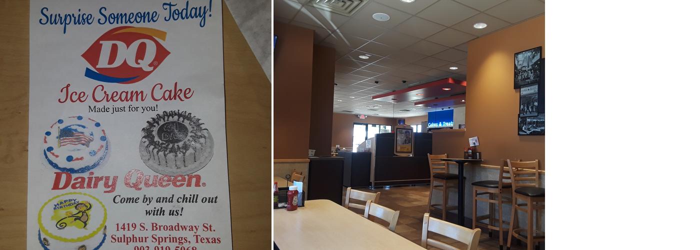 Dairy Queen Menu