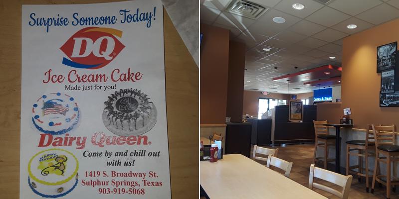 Dairy Queen Menu