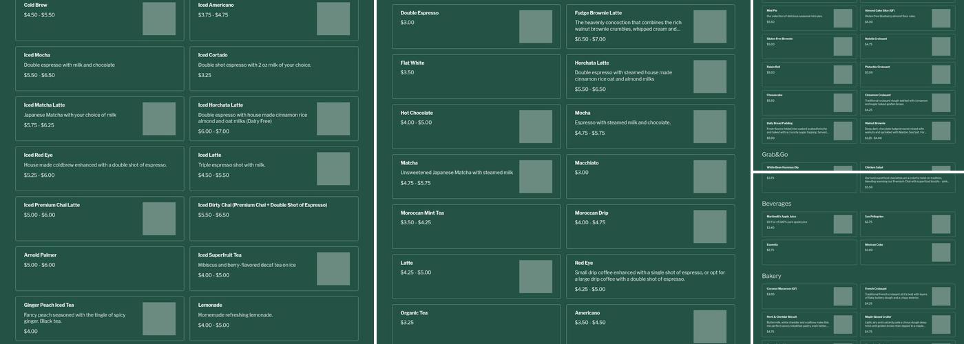 Mottley Kitchen Menu