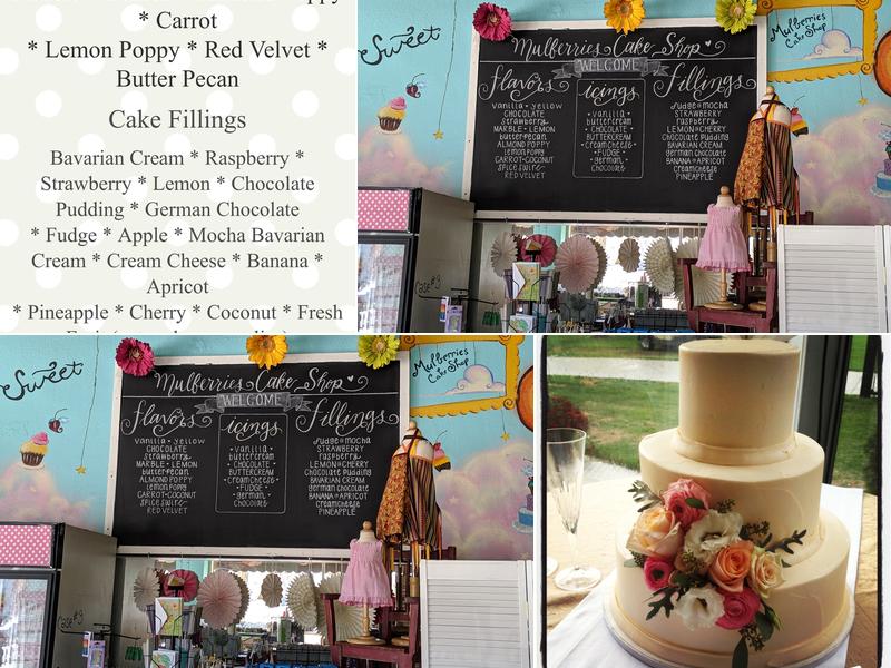 Mulberries Cake Shop Menu