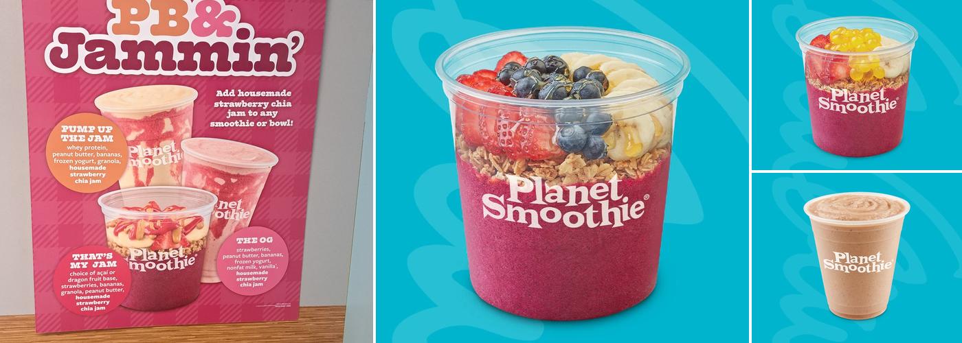 Planet Smoothie Menu