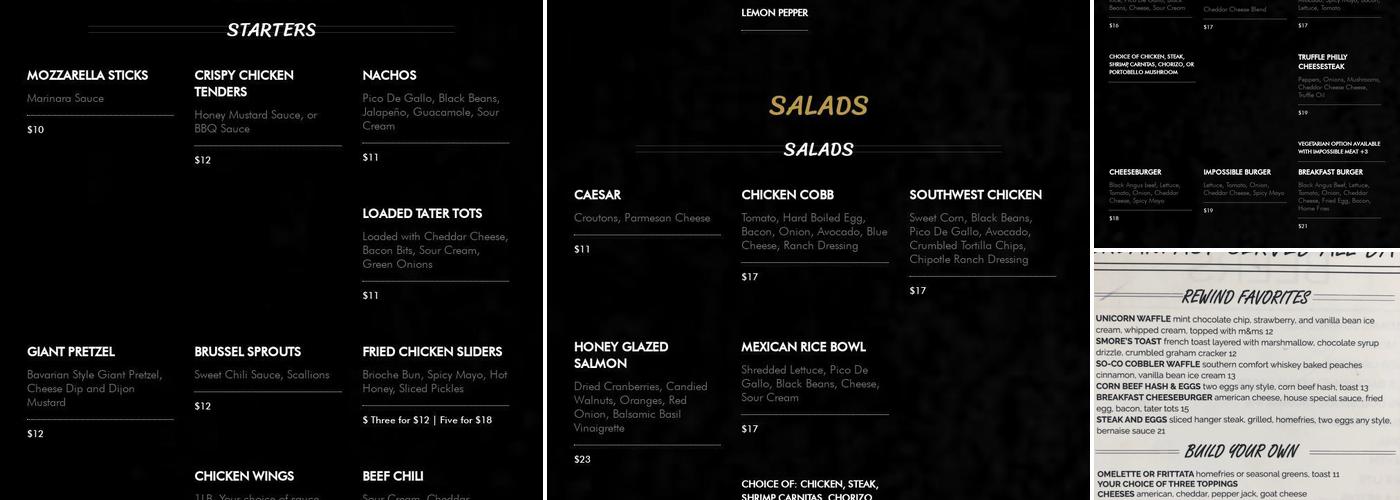 Rewind Menu