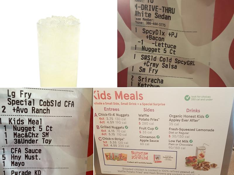 Chick-fil-A Menu