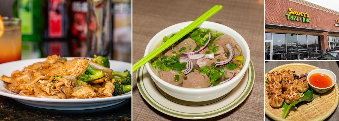 Saucy's Thai & Pho - Plano Menu