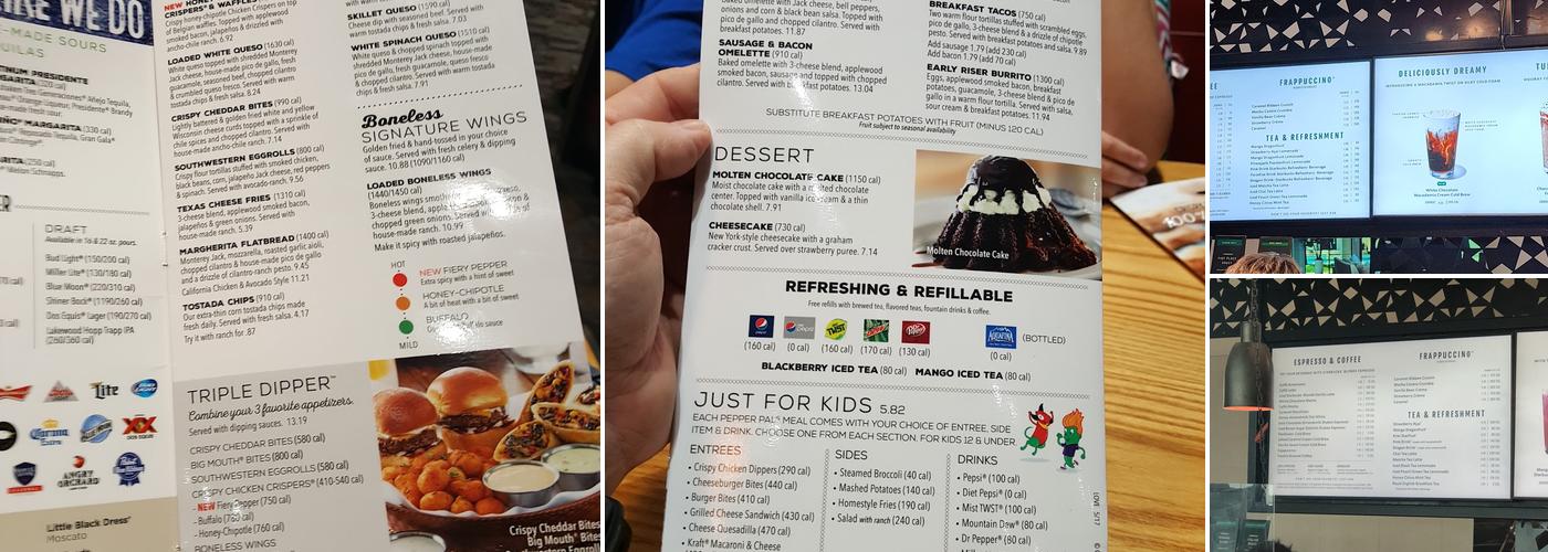 Starbucks Menu