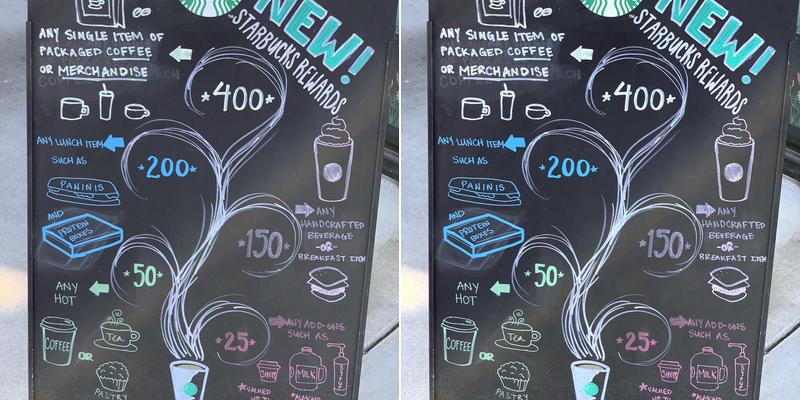 Starbucks Menu