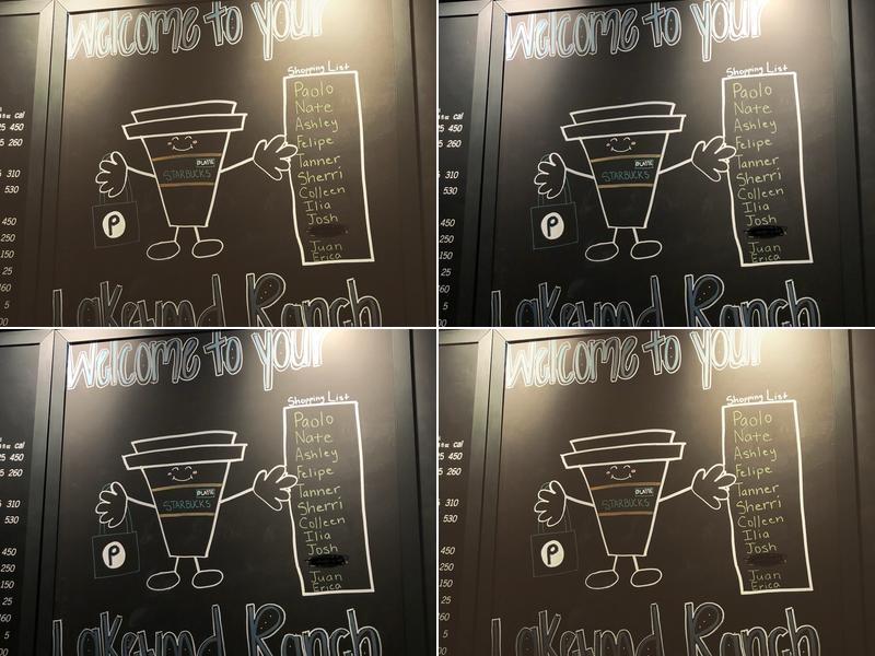 Starbucks Menu