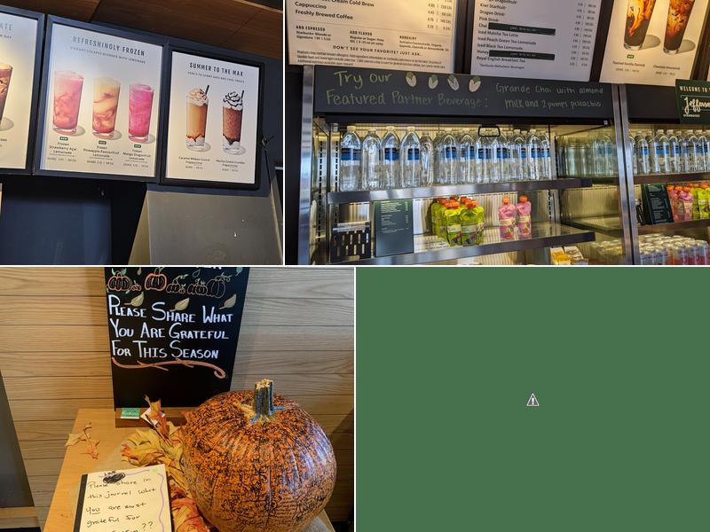 Starbucks Menu