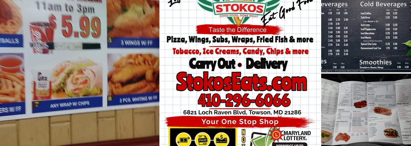 Stokos Menu