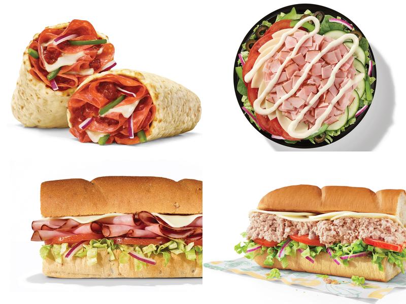 Subway Menu