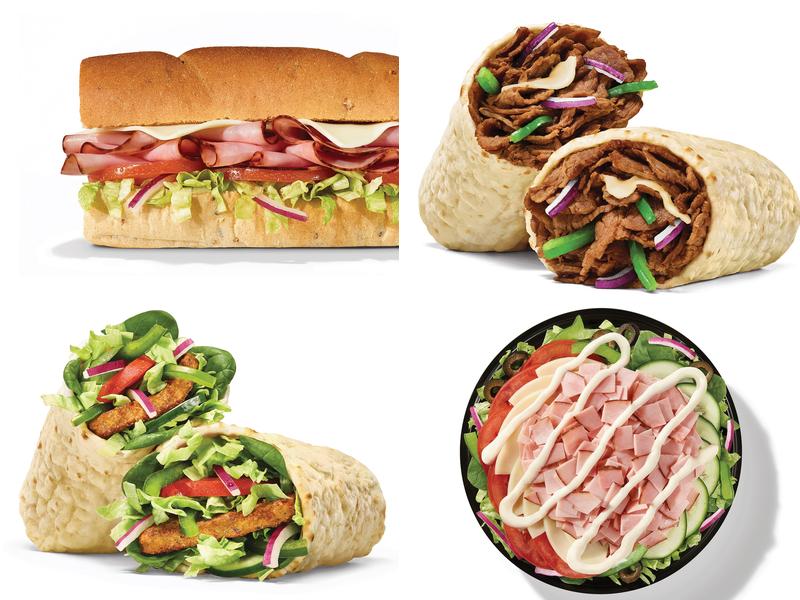 Subway Menu