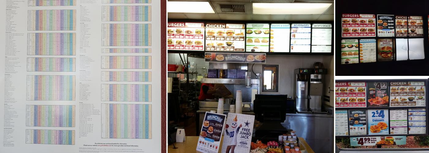 Jack in the Box Menu