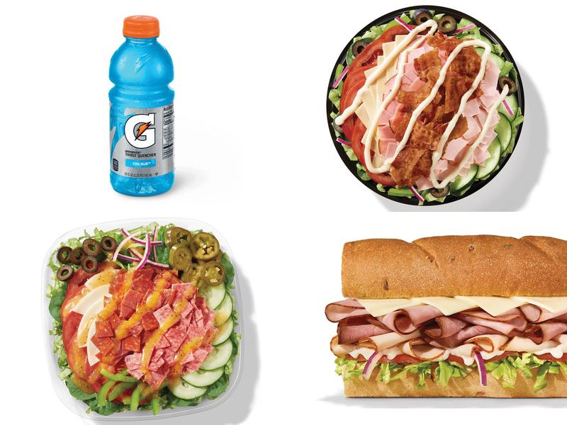 Subway Menu