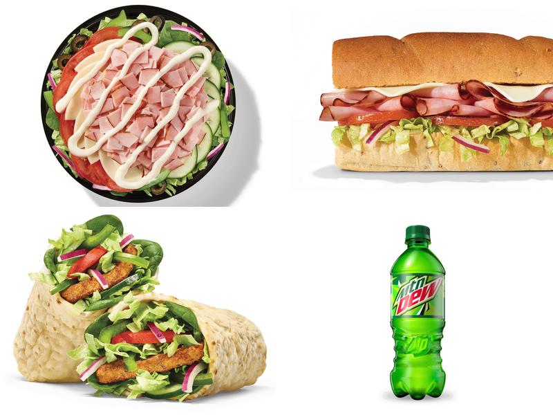 Subway Menu