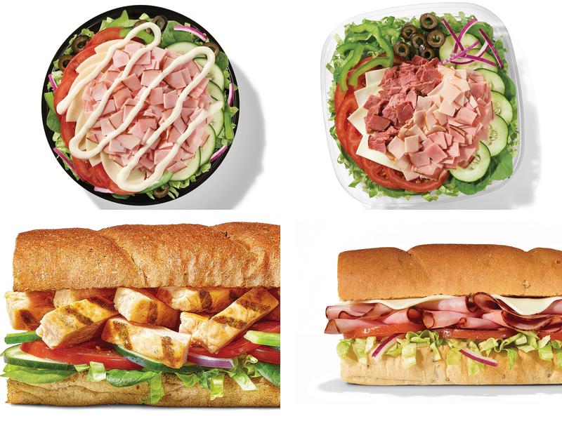 Subway Menu