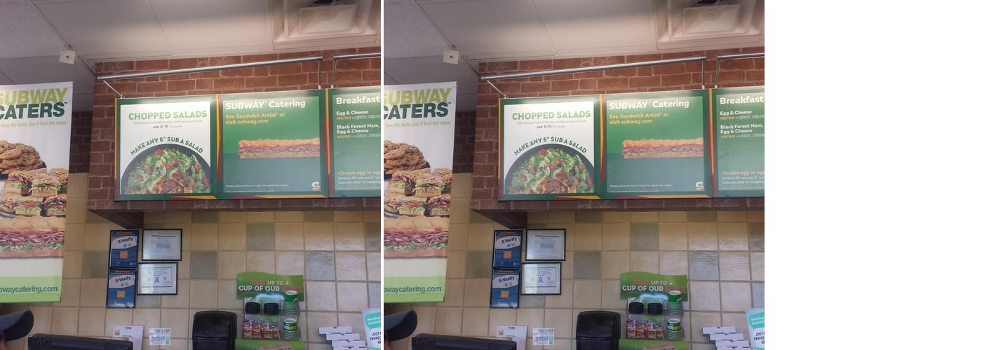 Subway Menu