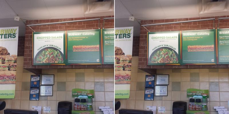 Subway Menu