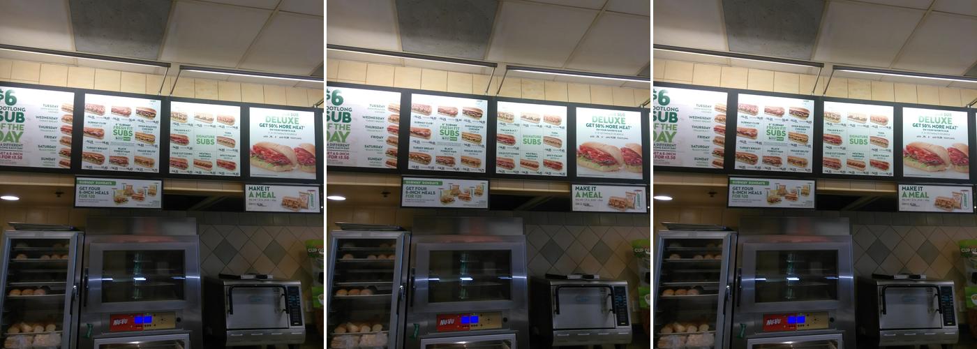 Subway Menu