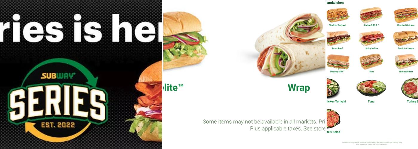 Subway Restaurants 716 3rd Ave NY, NY Menu